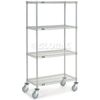 Nexelate® Wire Shelf Truck, 1200 lb. Capacity, 36"L x 18"W x 69"H