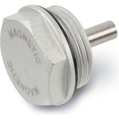 J.W. Winco 738-26-G1/2 aluminium magnétique Threaded Plug w / joint NBR - G 1/2" filetage