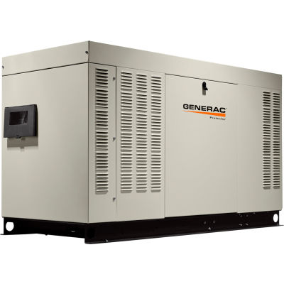 Generac RG06024AVAX, 60kW, monophasé, boîtier en aluminium de générateur, LP, à refroidissement liquide