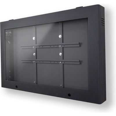 Indoor/Outdoor LCD Guardian TV Enclosure for 15"- 24" Monitors, Noir