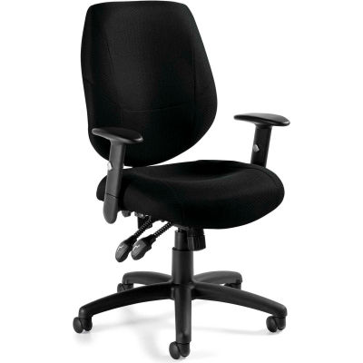 Offices To Go™ MultiFunction Office Chair -Fabric - Black