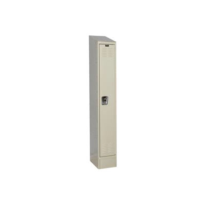 Hallowell URB1228-1ASB-PT Ready-Built II Locker Single Tier 1 Wide - 12 x 12 x 72 - Tan