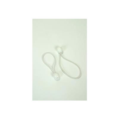 8" Premium White Ball Bungie - Package of 50 - Pkg Qty 2