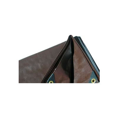 30' x 30' Super Heavy Duty 8 oz. Tarp Brown - BR30x30