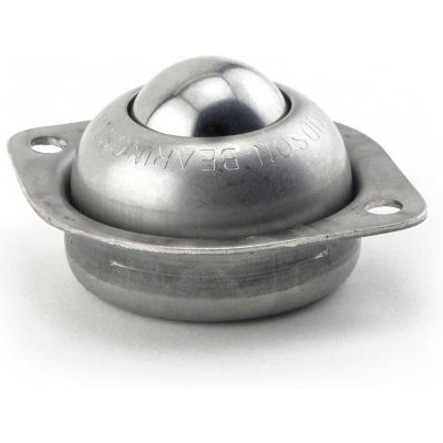 Hudson Bearings 1" Carbon Steel Main Ball 2 Hole Flange Carbon Steel Housing LPBT-1CS