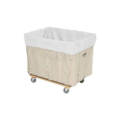 HG Maybeck Hamper Basket Liner, 10 Oz. Vinyl, 12 Bushel, White