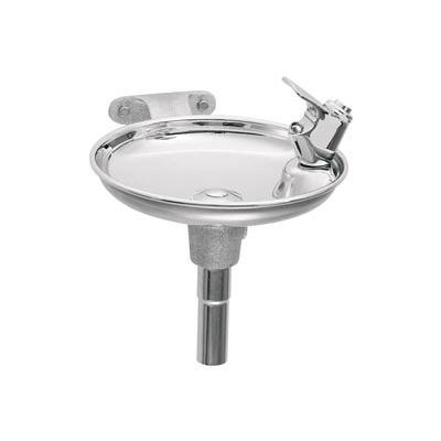 Fontaine à boire Haws® Wall Mount avec bol en acier inoxydable, ronde