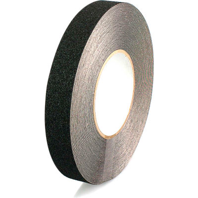 Heskins Standard Safety Grip Anti Slip Tape, Black, 1" x 60', 60 Grit