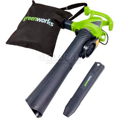 GreenWorks® 24072 235MPH 380CFM 12 Amp Corded Handheld Blower Vacuum  