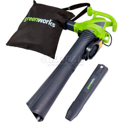 GreenWorks® 24072 235MPH 380CFM 12 Amp Corded Handheld Blower Vacuum