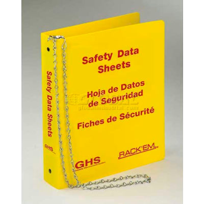 Horizon Mfg. Tri Lingual Three Ring SDS Binder, 3008, 1-1/2"W