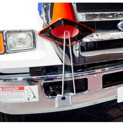 Horizon Mfg. Traffic Cone Holder, 5911, Holds 18" & 28" Traffic Cones