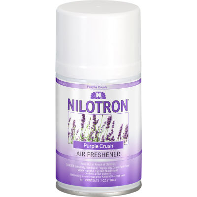 Adulcorants d’air nilotron, parfum d’écrasement violet lavande, 7 oz. Recharge, 12/Caisse