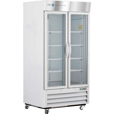 Réfrigérateur de laboratoire standard American Biotech Supply, 36 pi³, porte vitrée