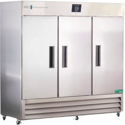 American Biotech Supply Premier Réfrigérateur de laboratoire, 72 pi³, porte pleine en acier inoxydable