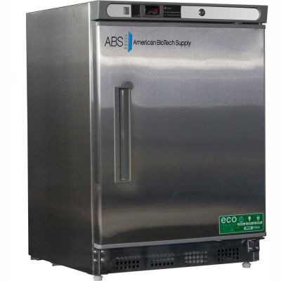 American Biotech Supply Premier Réfrigérateur intégré sous comptoir, 4,5 pi³, acier inoxydable