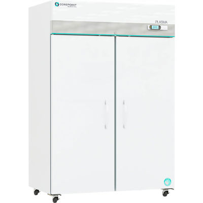 Congélateur plasma Corepoint™ Scientific avec 2 portes pleines, 49 pi³ Capacité, Blanc