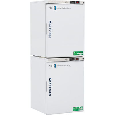 ABS Pharmacie Porte solide 5,2 Cu. Ft. Réfrigérateur / Porte solide 4 Cu. Ft. Congélateur (-20)
