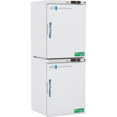 ABS Pharmacie Porte solide 5,2 Cu. Ft. Réfrigérateur / Porte solide 4 Cu. Ft. Congélateur (-40)