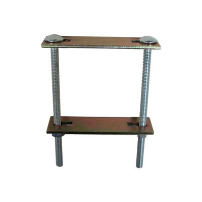 Hubbell End Stop W/ S Beam Support, 7-1/2"L x 3-1/2"W, Gray