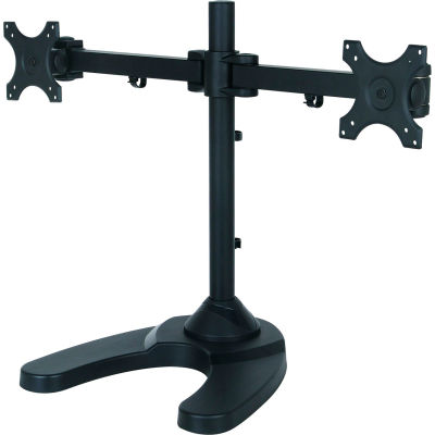 TygerClaw LCD6002 Dual-Arm Desk Mount, Noir