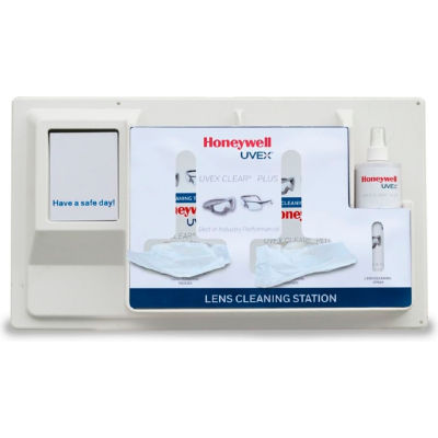 Station de nettoyage de lentilles transparentes® Honeywell S485 Uvex pour lunettes antibuée