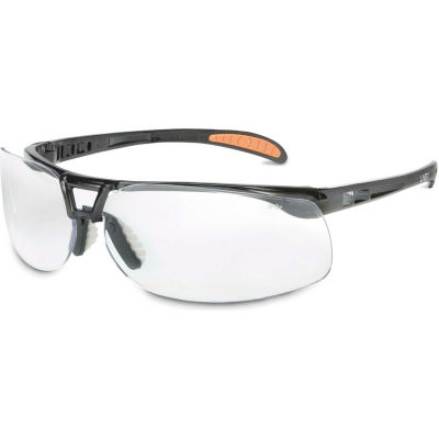 Lunettes de protection Uvex® S4200HS Protege, monture noire, lentilles HS transparentes