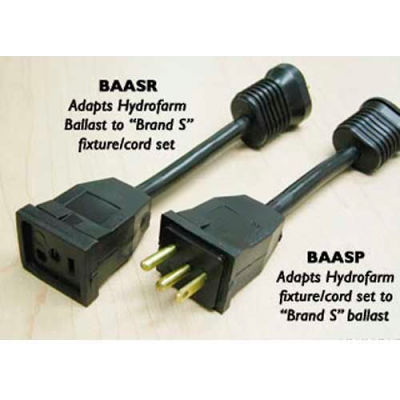 Hydrofarm Brand S Plug Adapter