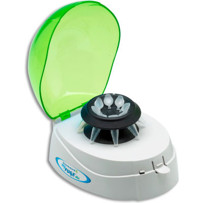 Benchmark Scientific Myfuge Mini centrifugeuse™ w / 2 rotors, prise US, 6000 tr / min, 240V, couvercle vert