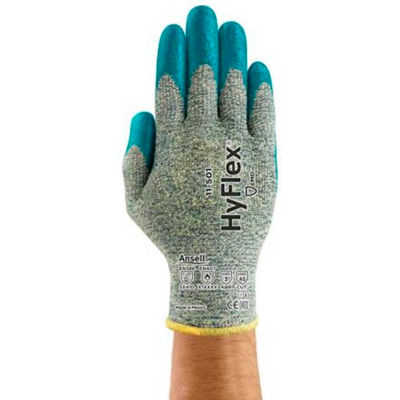 HyFlex® Cr+ Foam Nitrile Coated Gloves, Ansell 11-501-9, 1-Pair - Pkg Qty 12