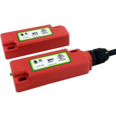 IDEM 112019 WPC codé interrupteur sans Contact W/LED, Way, 10M, 2NC 1NO, QC M12, qté par paquet : 2
