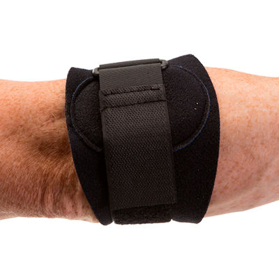 Impacto EL5002 Med Tennis Elbow Support, Ambidextrous, Neoprene Wrap, Pressure Pad For Compression