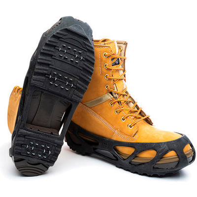 Impacto STRIDE Crampons de traction de glace, Chaussures Sml 5-7, Overshoes TPE/Steel, Slip On