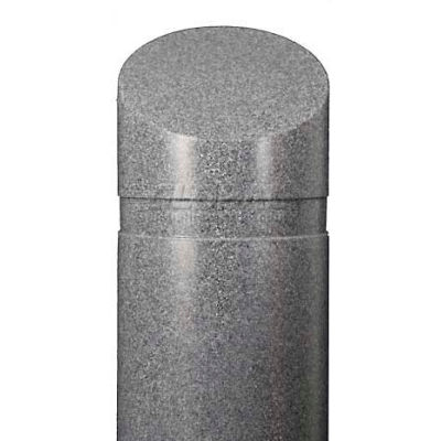 Innoplast, DBC1139CN, couvercle décoratif Bollard, granit gris, 11 "x 39"