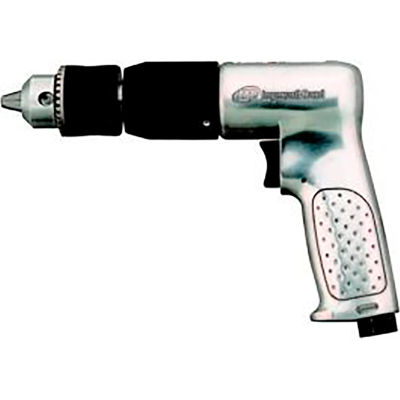 Ingersoll Rand Industrial Pistol Grip Air Drill, 1/2 » Chuck, 500 RPM
