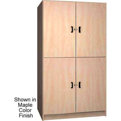 Ironwood 2 Compartment Armoire, Porte solide, Couleur chêne