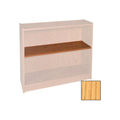 Extra Shelf - 34-1/2"W x 11-1/2"D x 1" Thick for Adj. Bookcase Natural Oak