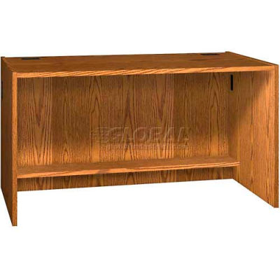 60" x 32" Desk Shell - 60"W x 30-1/8"D x 32-1/8"H Oak