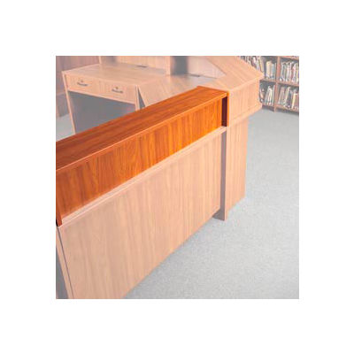 60" Riser Unit - 60"W x 10"D x 10"H Oiled Cherry