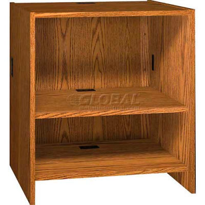 39" Adjustable Shelf Unit - 36"W x 30-1/8"D x 39-1/4"H Oak
