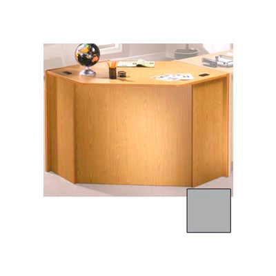 39" Corner Unit - 69-1/4"W x 49"D x 39-1/4"H Gray