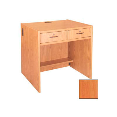 Two-Drawer Unit - 36"W x 30-1/8"D x 32-1/8"H Oiled Cherry