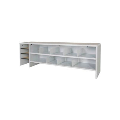 Desk Top Organizer High Capacity - 58"W x 12"D x 18"H Gray
