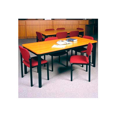 Rectangle Library Table - 60"W x 30"D x 25"H Oiled Cherry