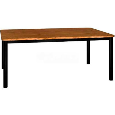 Rectangle Library Table - 72"W x 48"D x 29"H Oak