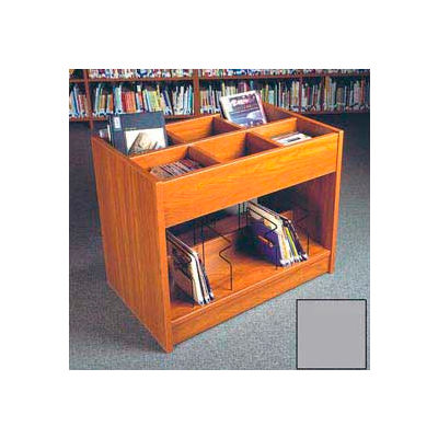 Book Browser - 37"W x 23-7/8"D x 30"H Gray