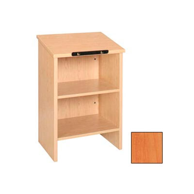 Dictionary Stand - 23-3/8"W x 16"D x 35-1/8"H Oiled Cherry
