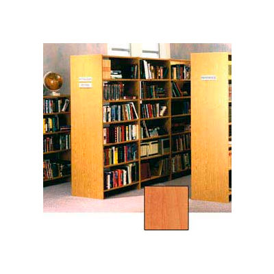 84" Double Face Shelving Adder - 36"W x 24"D x 83-3/4"H Oiled Cherry