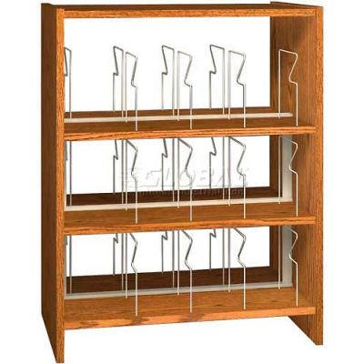 48" Double Face Picture Book Base - 37"W x 23-7/8"D x 47-1/4"H Gray