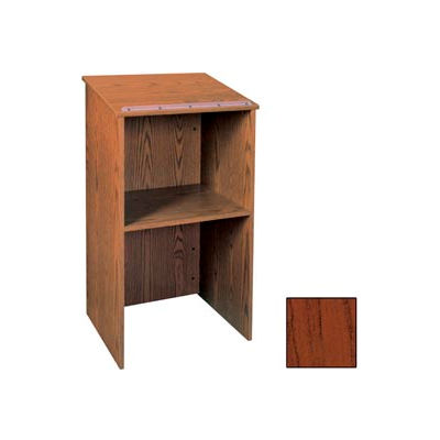Stand Up Podium / Lectern - 24"W x 19-1 / 4"D x 45-7 / 8"H Mahogany